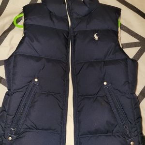 Polo size 6 blue and white